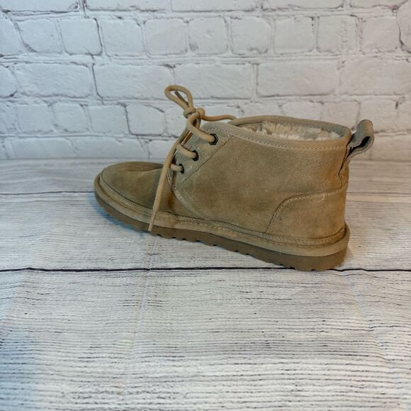UGG Chestnut Suede Lace-Up Boots - Picture 5 of 9